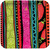 Caliente Stripe Fiesta Cinco Mayo Chili Pepper Party 7" Square Dessert Plates