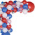 Patriotic July 4th Holiday USA Theme Party Decoration Balloon Garland Kit