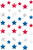 Stars July 4th Holiday USA Patriotic Theme Party Hanging String Decorations