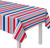 Patriotic July 4th Holiday USA Theme Party Decoration 60"x84" Fabric Tablecover