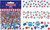Rocket Pop July 4th Holiday USA Patriotic Theme Party Decoration Confetti 3-Pack