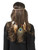 Native American Feather Headband Peacock Tan Halloween Adult Costume Accessory