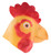 Rooster Latex Mask Bird Animal Fancy Dress Up Halloween Adult Costume Accessory