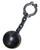 Torture Shackle Ball Chain Toy Prop Fancy Dress Up Halloween Costume Accessory