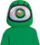 Green Impostor Plastic Mask Among Us Fancy Dress Up Halloween Costume Accessory