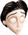 Victor Plastic Mask Corpse Bride Fancy Dress Halloween Adult Costume Accessory