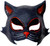 Allyson Cat Plastic Mask Halloween Ends Fancy Dress Up Adult Costume Accessory