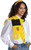 Hufflepuff Crested Scarf Harry Potter Fancy Dress Up Halloween Costume Accessory