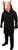 Spiral Killer Hooded Coat Saw Pig Black Fancy Dress Up Halloween Adult Costume