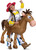 Bullseye Inflatable Ride-On Disney Toy Story Fancy Dress Halloween Child Costune