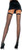 Fishnet Thigh Highs w/Bow Seam White Fancy Dress Halloween Costume Accessory