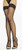 Lycra Fishnet Thigh Highs Bead Sequin Lace Top White Adult Costume Accessory