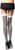 Striped Thigh Highs w/Skull Backseam Pirate Halloween Adult Costume Accessory