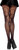 Spandex Plume Lace Pantyhose w/Vintage Fan Keyhole Backseam Costume Accessory