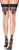 Spandex Sheer Baroque Cuban Heel Backseam Stockings Adult Costume Accessory