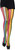 Rainbow Zig-Zag Net Pantyhose Fancy Dress Halloween Sexy Adult Costume Accessory