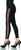 Seamless Leggings w/Crocheted Side Black Sexy Halloween Adult Costume Accessory