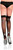 Sheer Thigh Highs w/Spider Web Backseam Fancy Dress Up Adult Costume Accessory