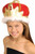 Queen's Crown Red Jeweled Royal Fancy Dress Up Halloween Child Costume Accessory