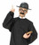 Father Giuseppe Kit Hat Glasses Mustache Priest Halloween Costume Accessory