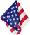 American Flag Bandana USA Biker Fancy Dress Halloween Adult Costume Accessory