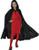 Black Hooded Cape Vampire Gothic Fancy Dress Halloween Child Costume Accessory