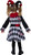 Lil' Harlequin Jester Clown Girl Fancy Dress Up Halloween Toddler Child Costume