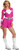 Pink Ranger Sassy Romper Power Rangers Fancy Dress Up Halloween Adult Costume