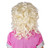 Western Diva Wig Blonde Country Fancy Dress Up Halloween Adult Costume Accessory