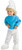 Smurf The Smurfs Cute Blue Fancy Dress Up Halloween Infant Toddler Child Costume