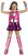 Wonder Woman Pink Justice League Superhero Fancy Dress Halloween Child Costume