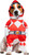 Red Ranger Power Rangers Classic Fancy Dress Up Haloween Pet Dog Cat Costume