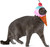 Ice Cream Waffle Cone Headpiece Cute Fancy Dress Up Haloween Pet Dog Cat Costume