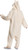 Mumu Monsters Ivory Hooded Jumpsuit Fancy Dress Up Halloween Adult Costume