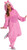 Mumu Monsters Pink Hooded Jumpsuit Fancy Dress Up Halloween Child Costume