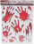 Bloody Hands Window Clings Haunted House Carnival Halloween Party Decoration