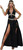 Grecian Temptress Greek Black Goddess Queen Fancy Dress Halloween Adult Costume