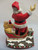 Nebraska Cornhuskers Rooftop Santa Figurine