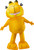 Garfield Inflatable Orange Cartoon Cat Fancy Dress Up Halloween Adult Costume