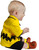 Charlie Brown Peanuts Cartoon Comic Strip Fancy Dress Up Halloween Child Costume