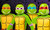Leonardo TMNT Mutant Ninja Turtles Fancy Dress Up Halloween Child Costume