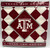 Texas A&M Aggies Checkered NCAA University Sports Party Paper Luncheon Napkins
