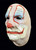 Old Clown Face Mask Adult Costume Accessory