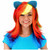 Rainbow Dash Wig My Little Pony Adult Costume Accessory