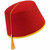Red Fez Hat Adult Costume Accessory