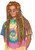 Rainbow Dreads Wig Generation Hippie Adult Costume Accessory