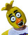 Chica 1/2 Mask Five Nights at Freddy's Adult Costume Accessory