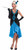 Betty Blue Flapper Roaring 20's Adult Costume