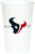 Houston Texans NFL Football Sports Party 20 oz. Plastic Cups