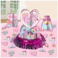 Sparkling Princess Pink Fancy Girls Kids Birthday Party Table Decorating Kit